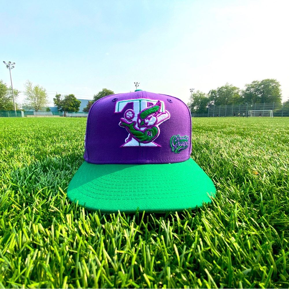 Men’s new era purple/green Toronto blue jays MLB X Big League Chew - size - 7.5